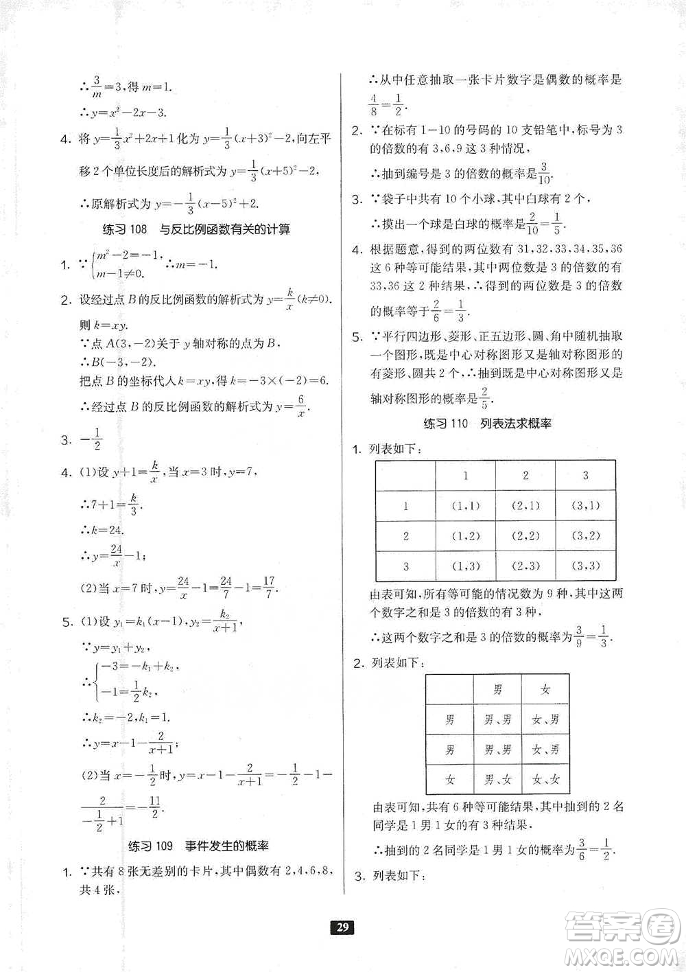 江蘇人民出版社2021初中數(shù)學(xué)計(jì)算高手八年級(jí)人教版參考答案