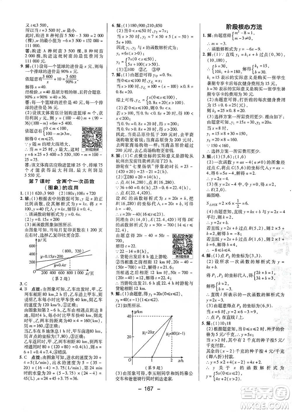 陜西人民教育出版社2021典中點(diǎn)八年級(jí)下冊(cè)數(shù)學(xué)人教版參考答案