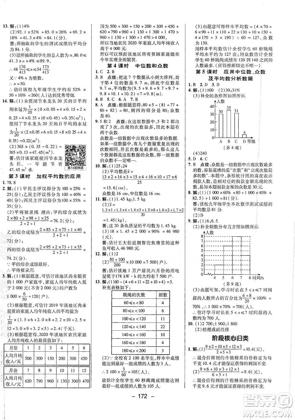 陜西人民教育出版社2021典中點(diǎn)八年級(jí)下冊(cè)數(shù)學(xué)人教版參考答案
