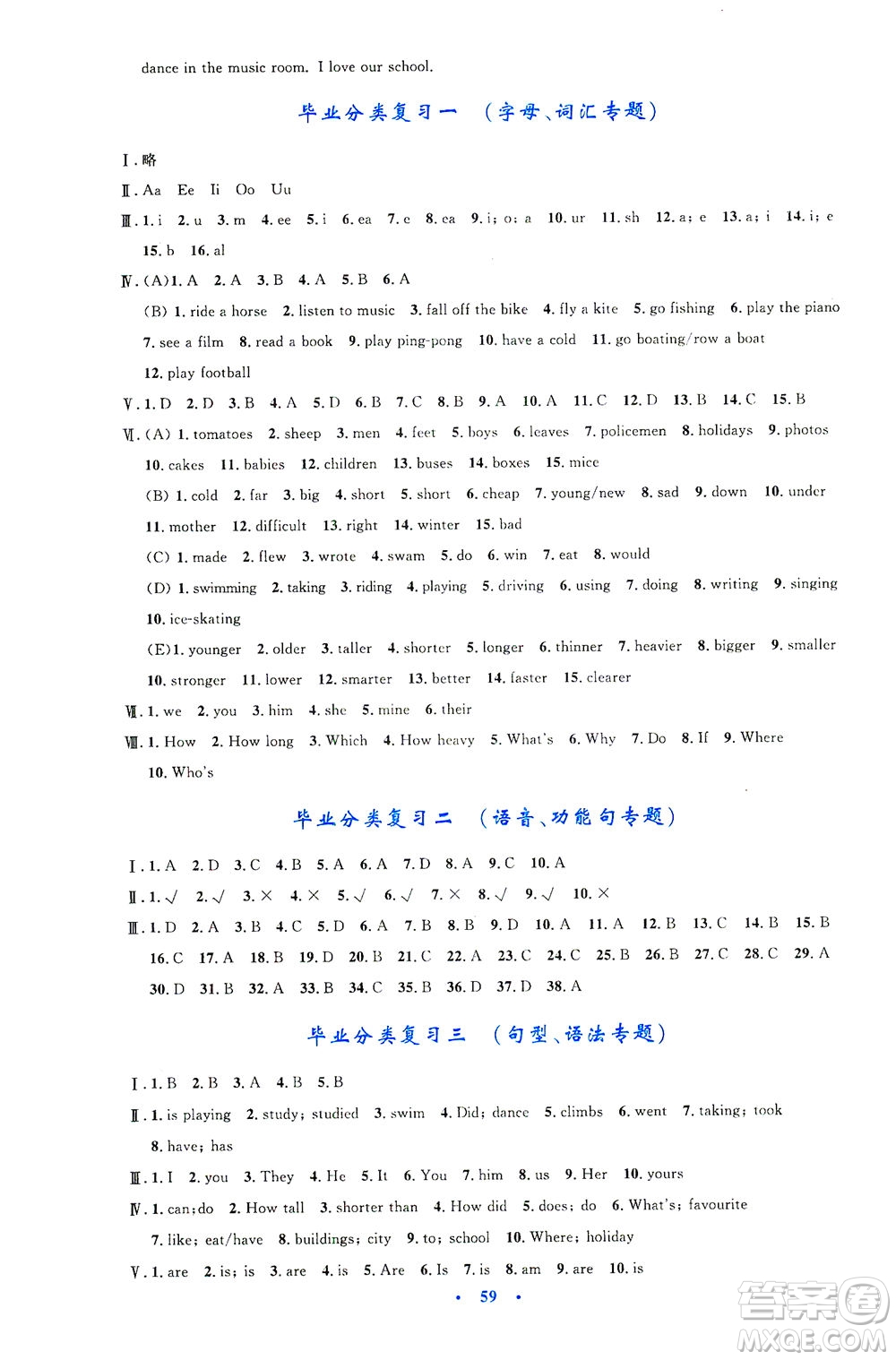 人民教育出版社2021小學(xué)同步測(cè)控優(yōu)化設(shè)計(jì)六年級(jí)英語(yǔ)下冊(cè)PEP版答案