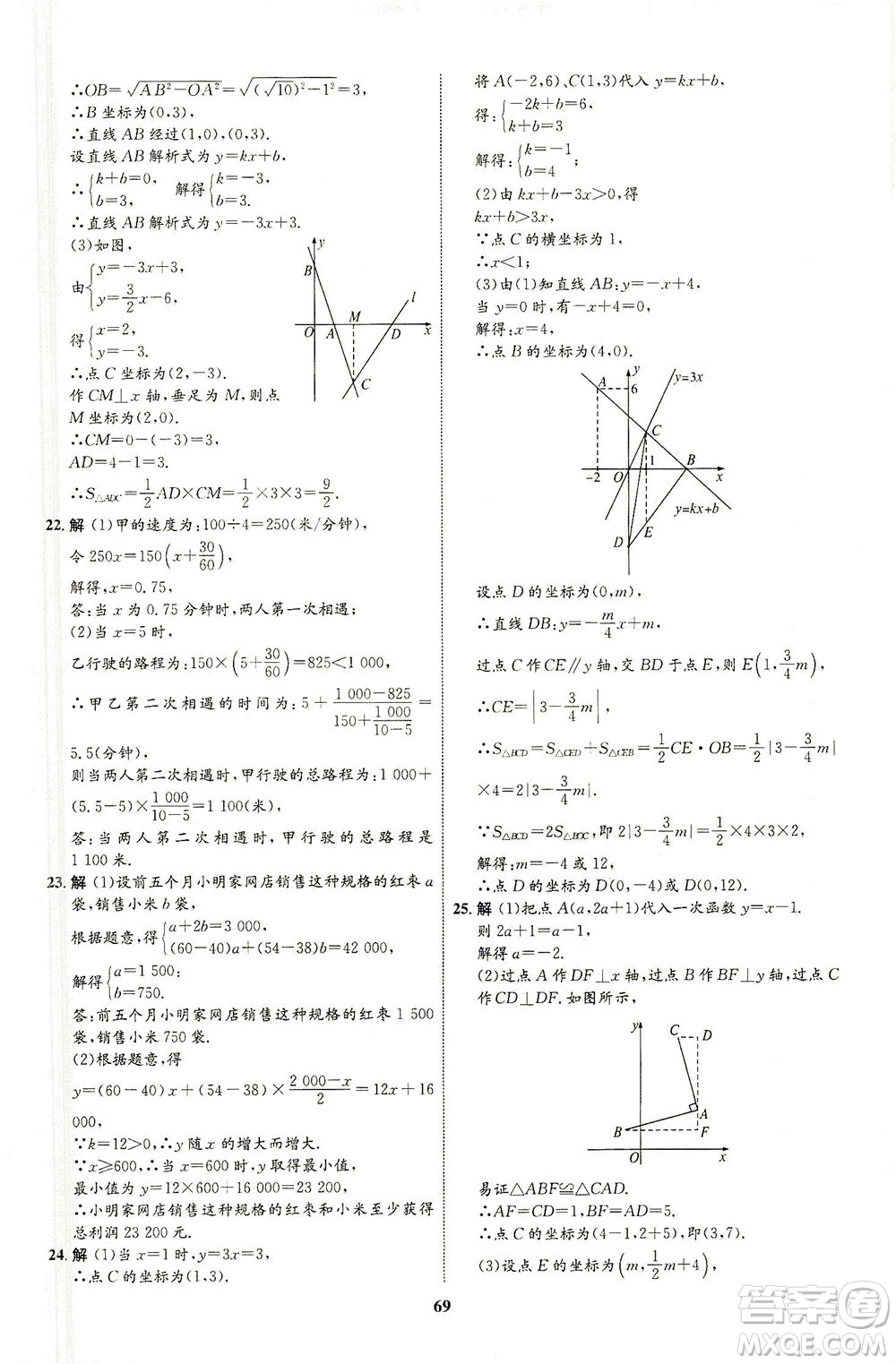 現(xiàn)代教育出版社2021初中同步學(xué)考優(yōu)化設(shè)計(jì)八年級數(shù)學(xué)下冊RJ人教版答案