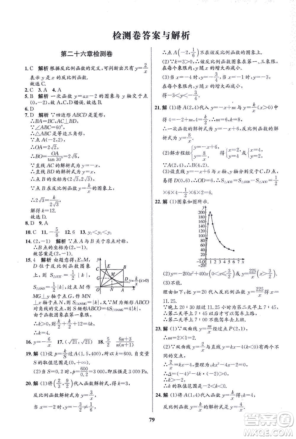 現(xiàn)代教育出版社2021初中同步學(xué)考優(yōu)化設(shè)計(jì)九年級(jí)數(shù)學(xué)下冊(cè)RJ人教版答案