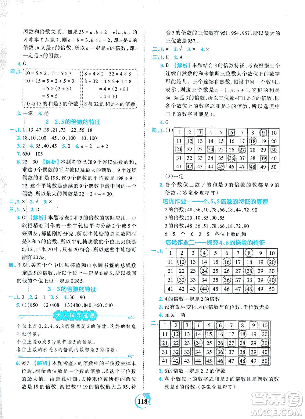 江西人民出版社2021春王朝霞德才兼?zhèn)渥鳂I(yè)創(chuàng)新設(shè)計(jì)數(shù)學(xué)五年級下冊RJ版人教版答案