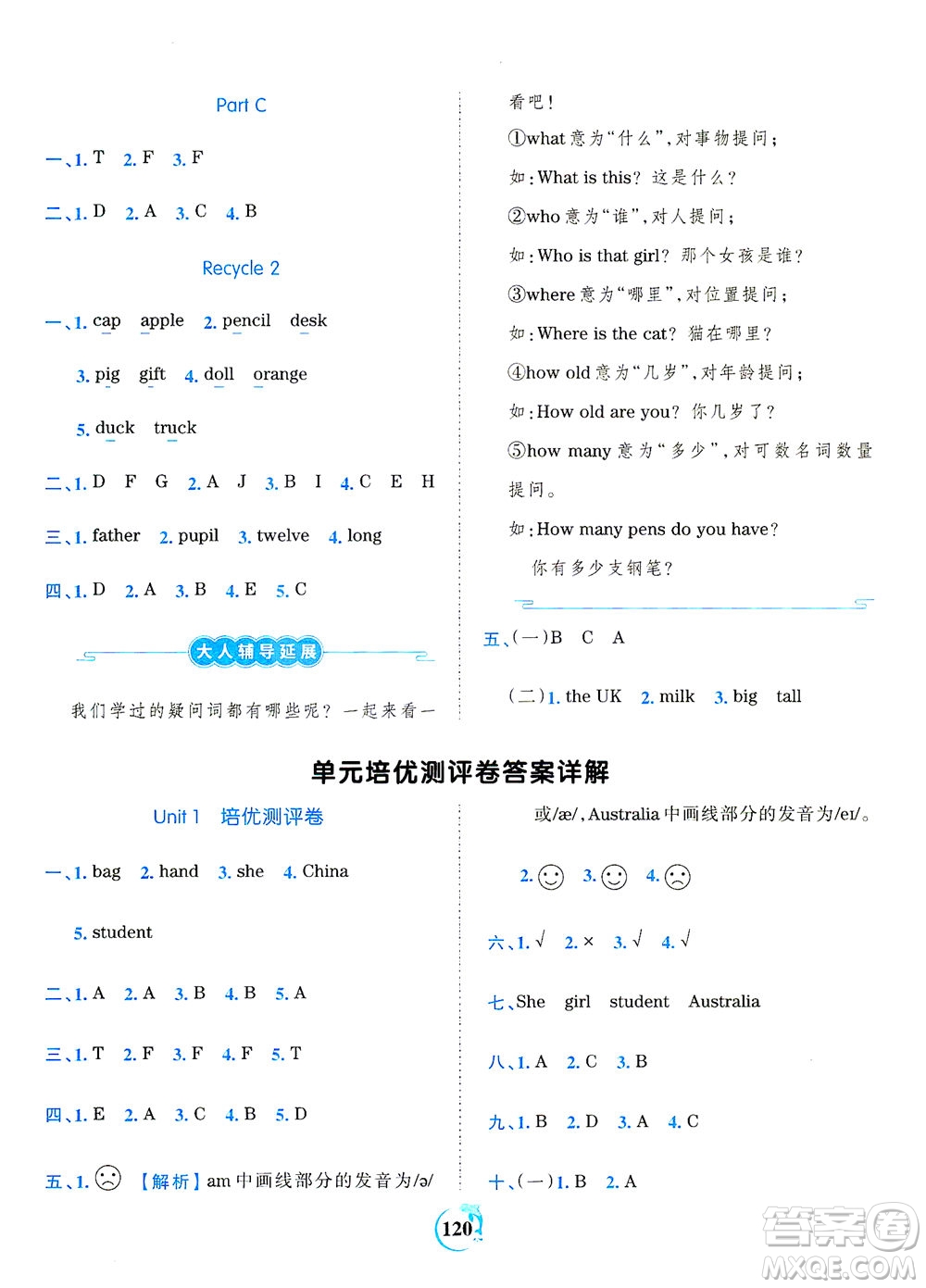 江西人民出版社2021春王朝霞德才兼?zhèn)渥鳂I(yè)創(chuàng)新設(shè)計(jì)英語三年級(jí)下冊PEP版人教版答案