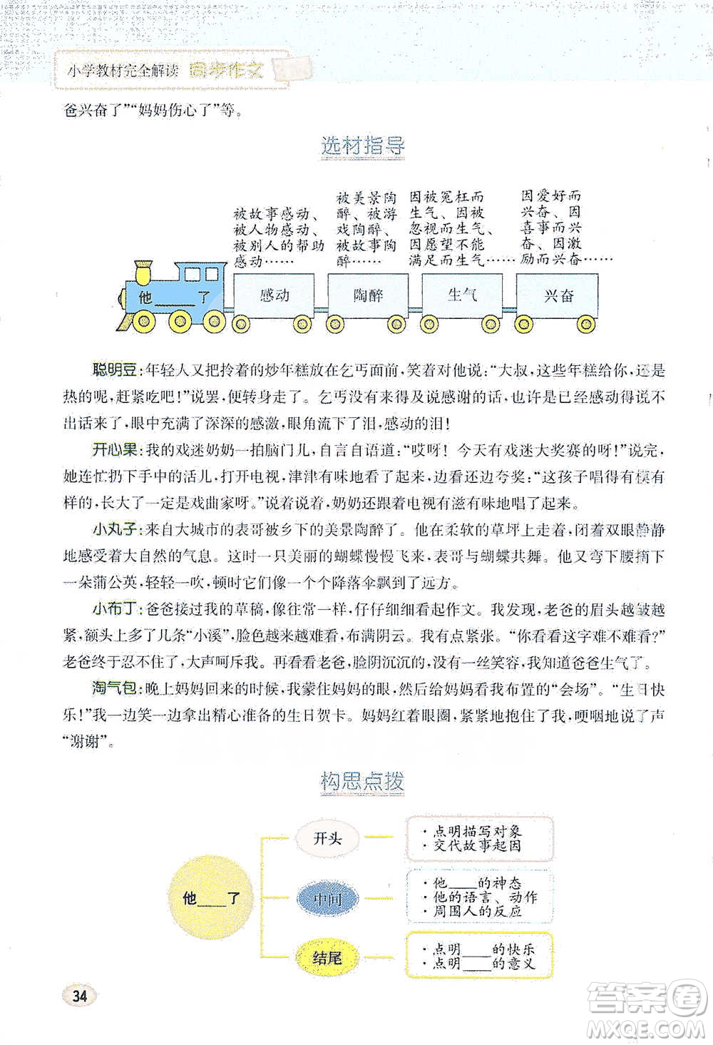 吉林人民出版社2021小學(xué)教材完全解讀同步作文五年級(jí)下冊(cè)語文參考答案