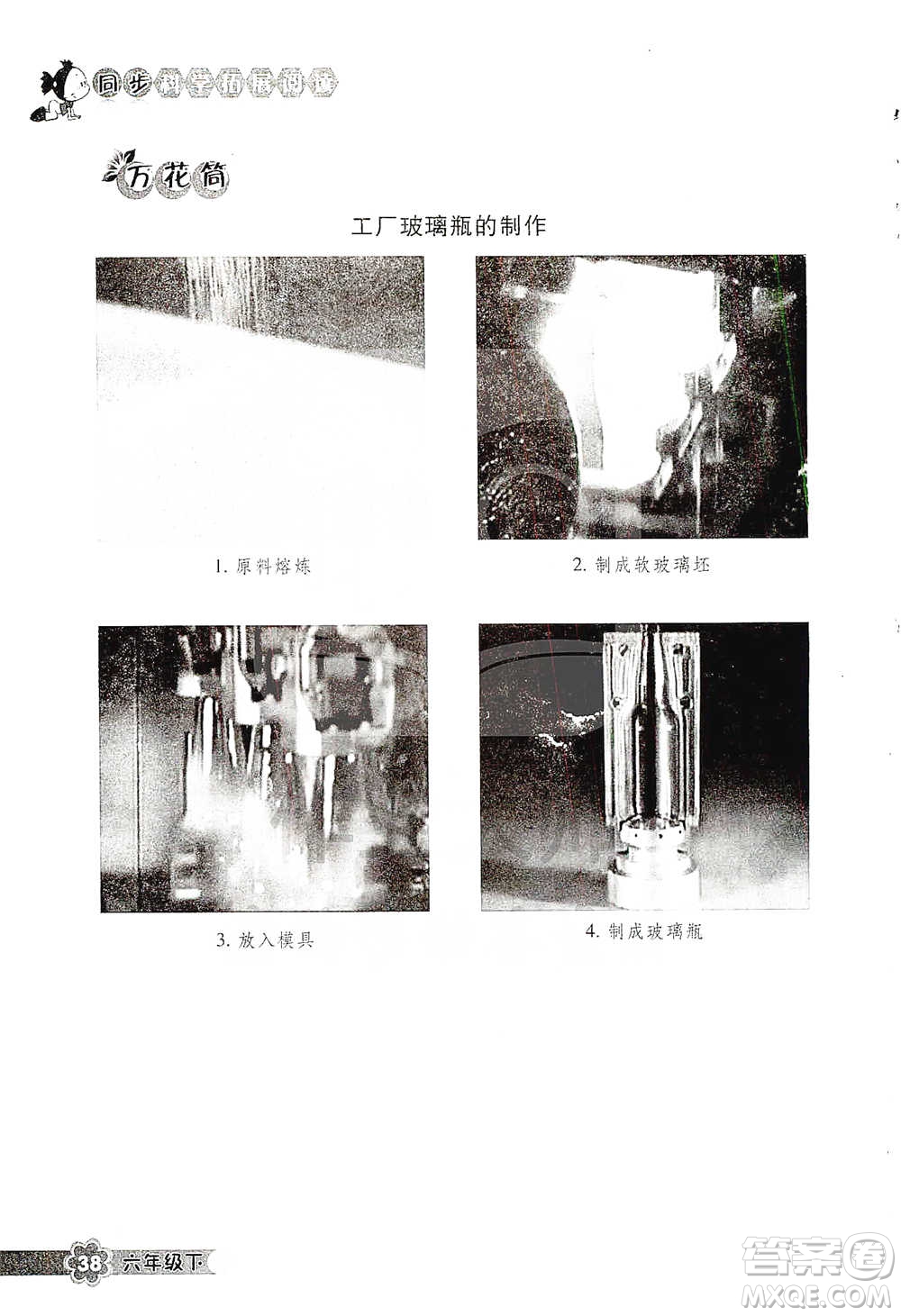 浙江教育出版社2021同步科學拓展閱讀六年級下冊教科版參考答案