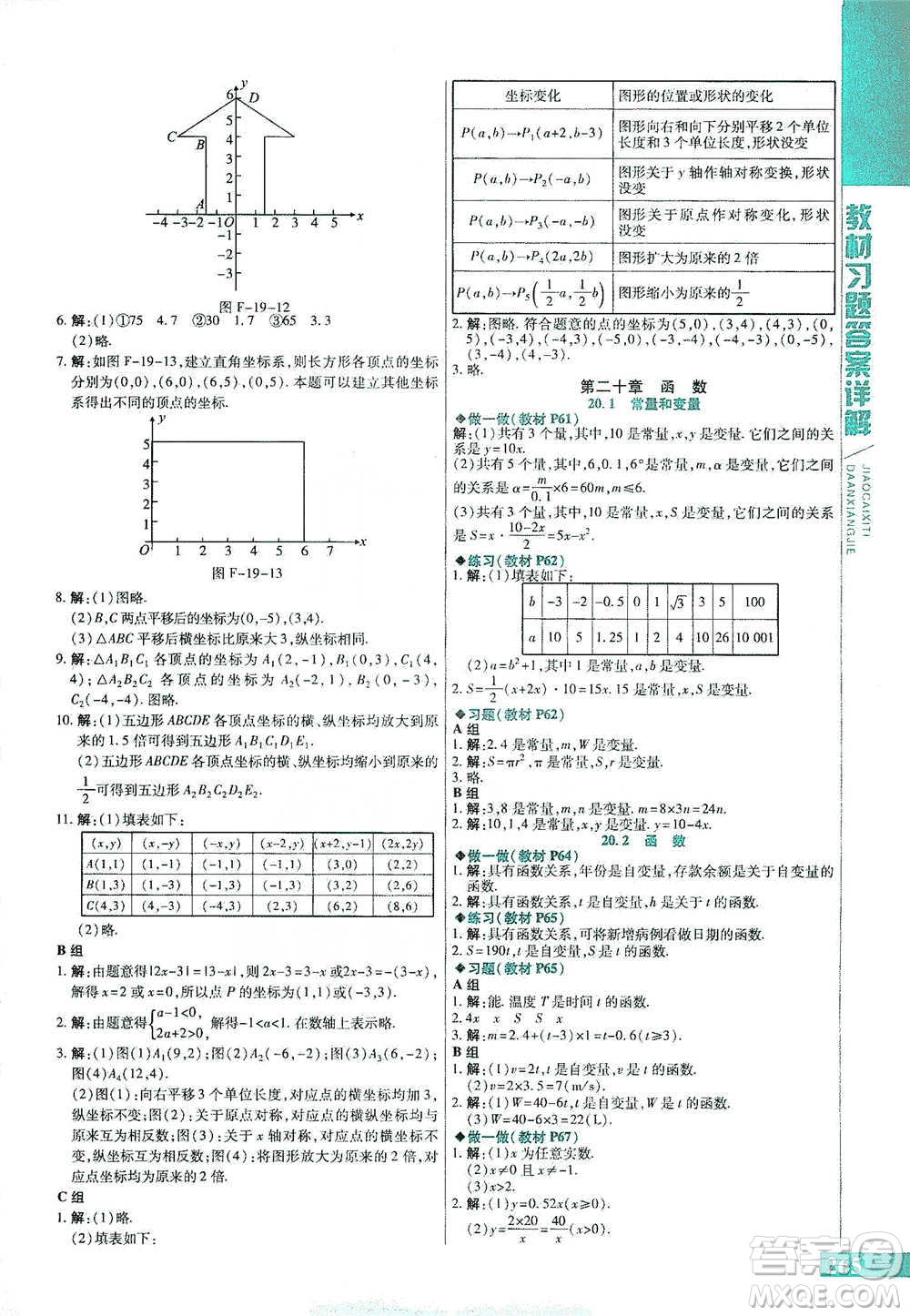 北京教育出版社2021倍速學(xué)習(xí)法八年級數(shù)學(xué)下冊冀教版參考答案
