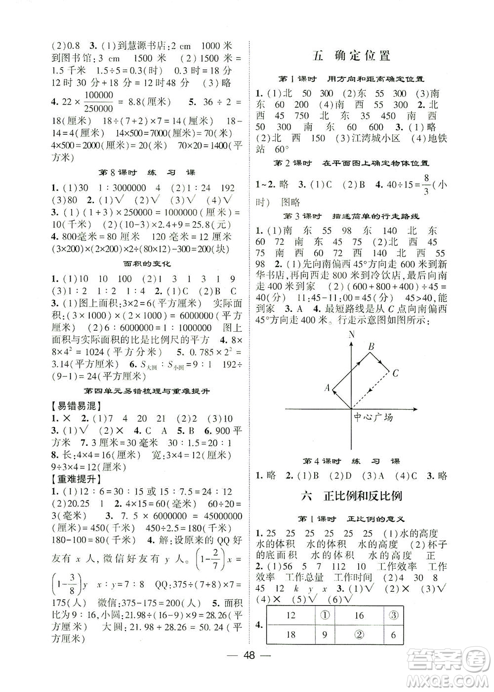 河海大學(xué)出版社2021棒棒堂六年級(jí)數(shù)學(xué)下冊(cè)江蘇國標(biāo)版答案
