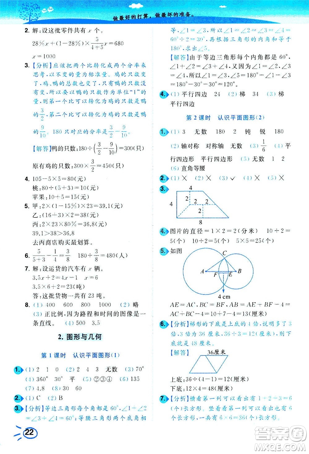 東南大學(xué)出版社2021年ENBO小天才智能培優(yōu)數(shù)學(xué)六年級下冊江蘇版答案
