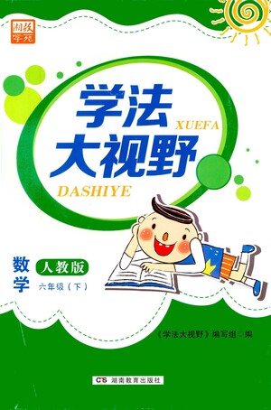 湖南教育出版社2021學法大視野六年級數(shù)學下冊人教版答案