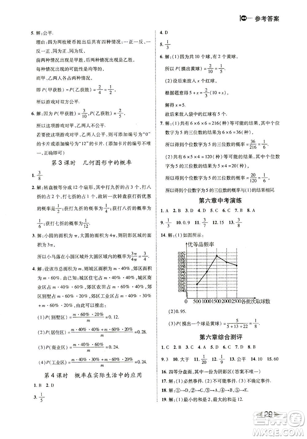 北方婦女兒童出版社2021勝券在握打好基礎(chǔ)作業(yè)本七年級(jí)數(shù)學(xué)下冊(cè)BS北師大版答案