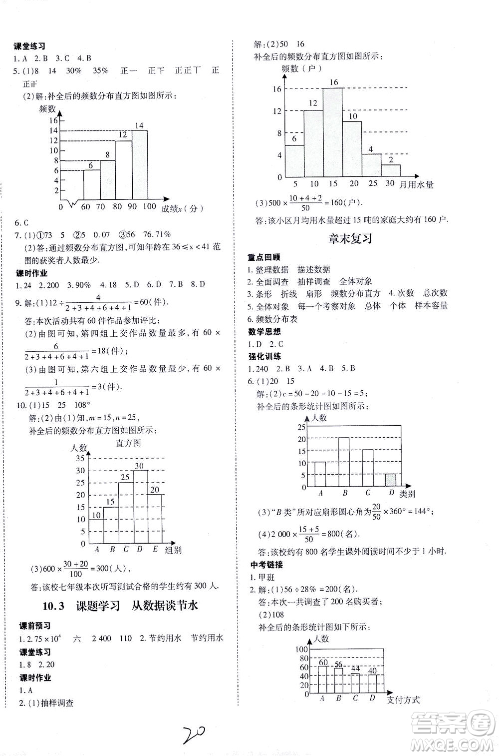 內(nèi)蒙古少年兒童出版社2021本土攻略七年級數(shù)學(xué)下冊人教版答案
