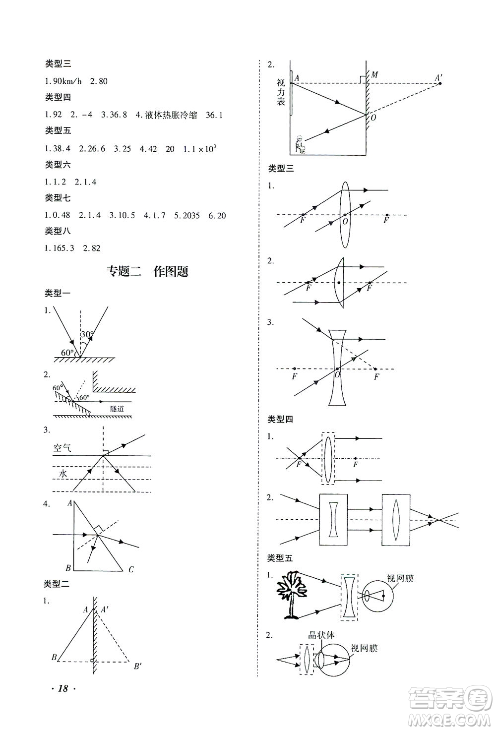 延邊教育出版社2021本土攻略精準(zhǔn)復(fù)習(xí)方案九年級物理下冊人教版云南專版答案