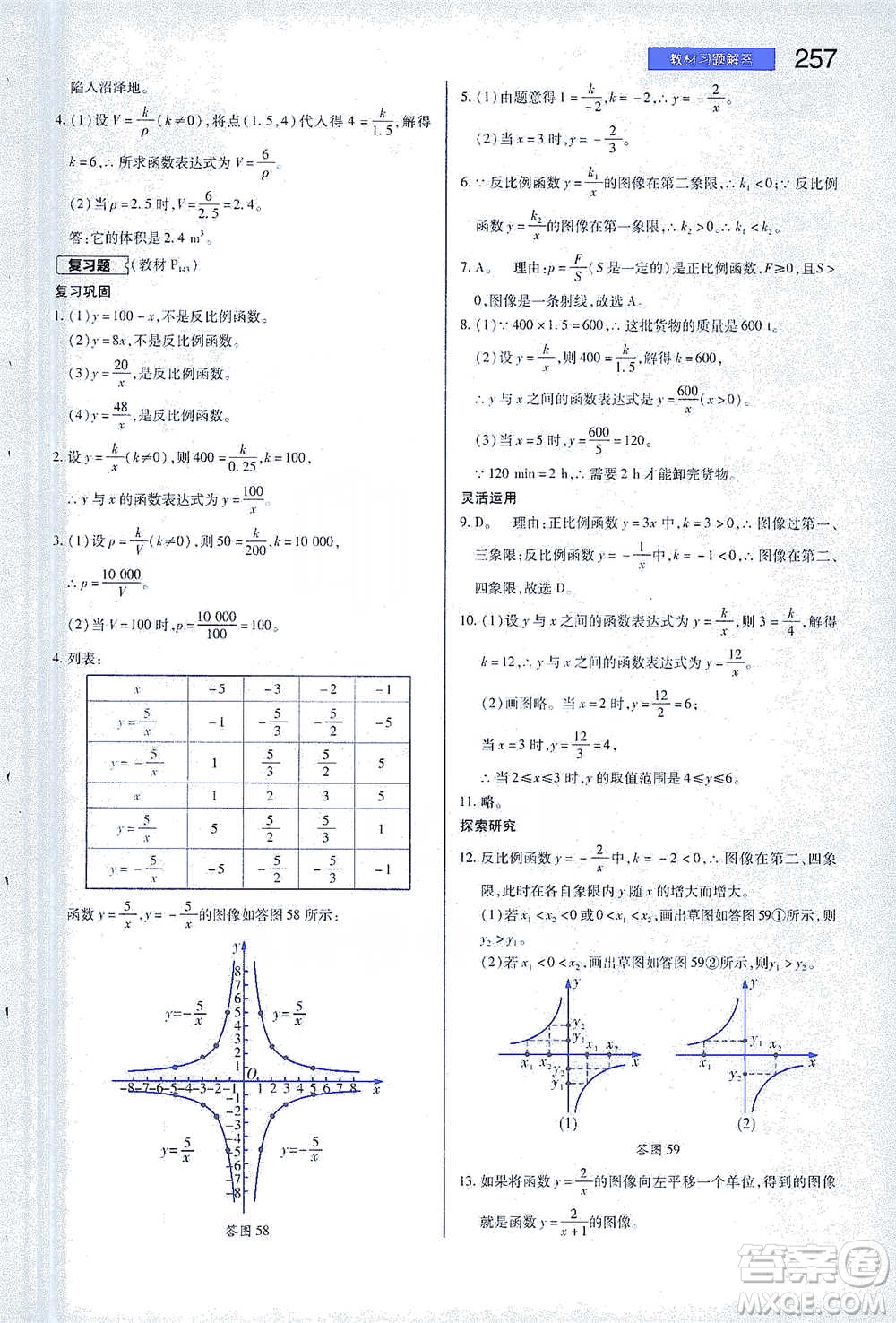 陜西師范大學(xué)出版總社2021初中教材完全解讀八年級(jí)下冊(cè)數(shù)學(xué)蘇科版參考答案