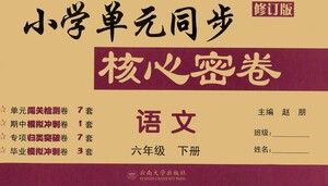 云南大學(xué)出版社2021小學(xué)單元同步核心密卷語文六年級下冊人教版答案