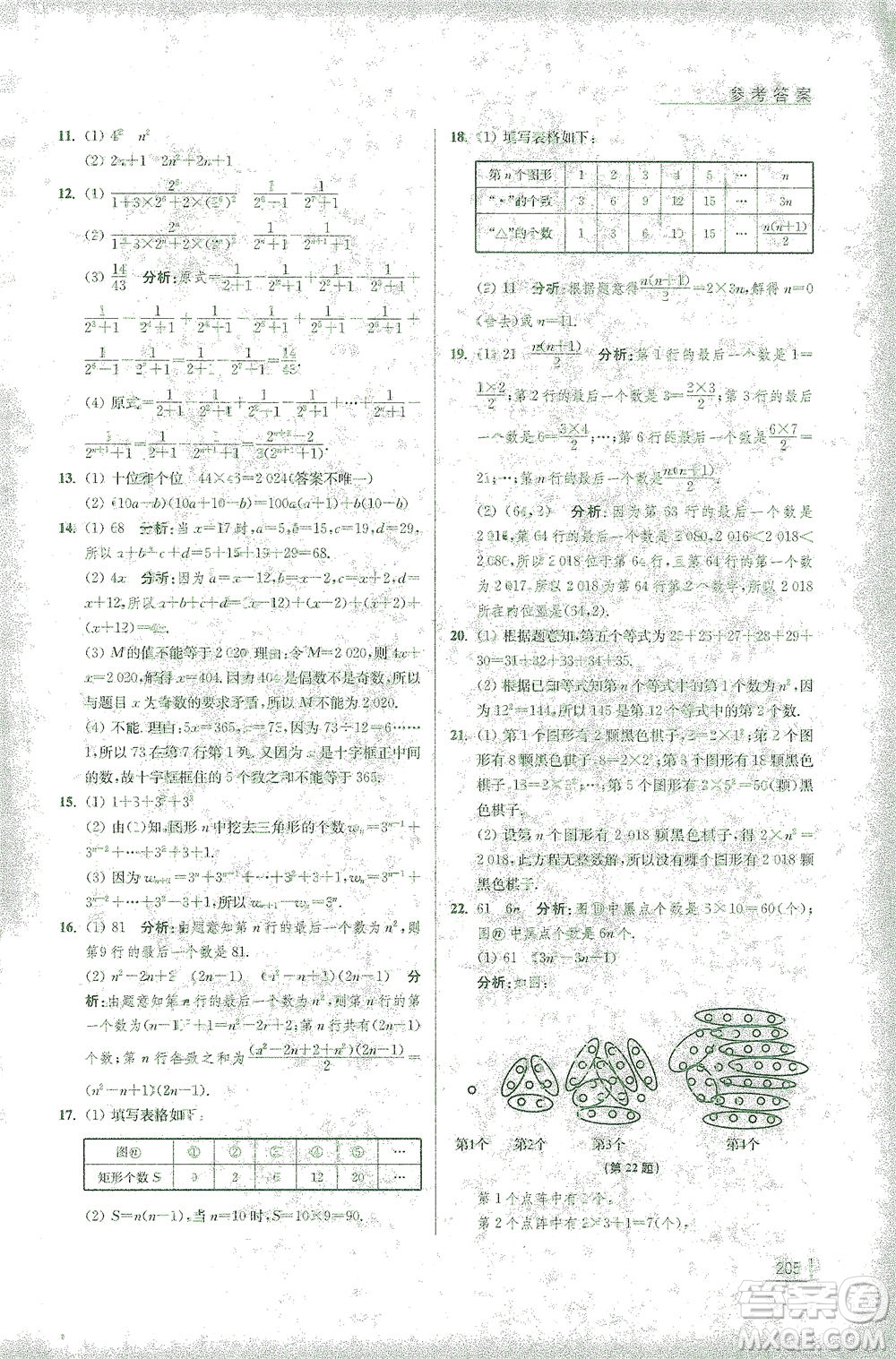 江蘇鳳凰美術(shù)出版社2021拓展思維探究與應(yīng)用七年級(jí)數(shù)學(xué)全一冊(cè)通用版答案