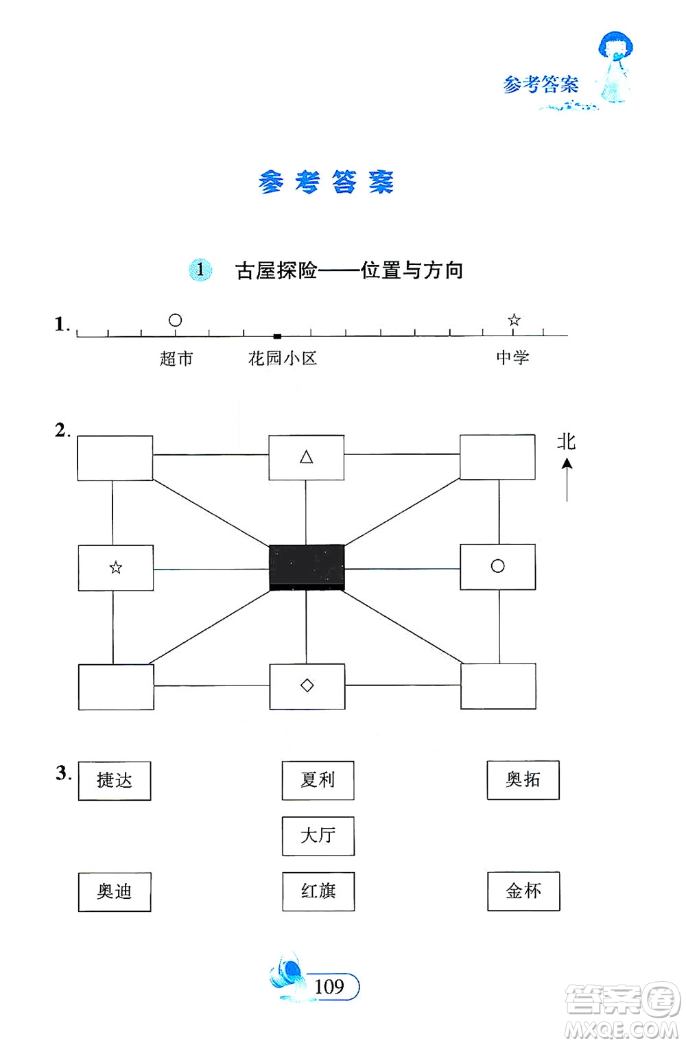 二十一世紀(jì)出版社2021數(shù)學(xué)新思維三年級下冊答案