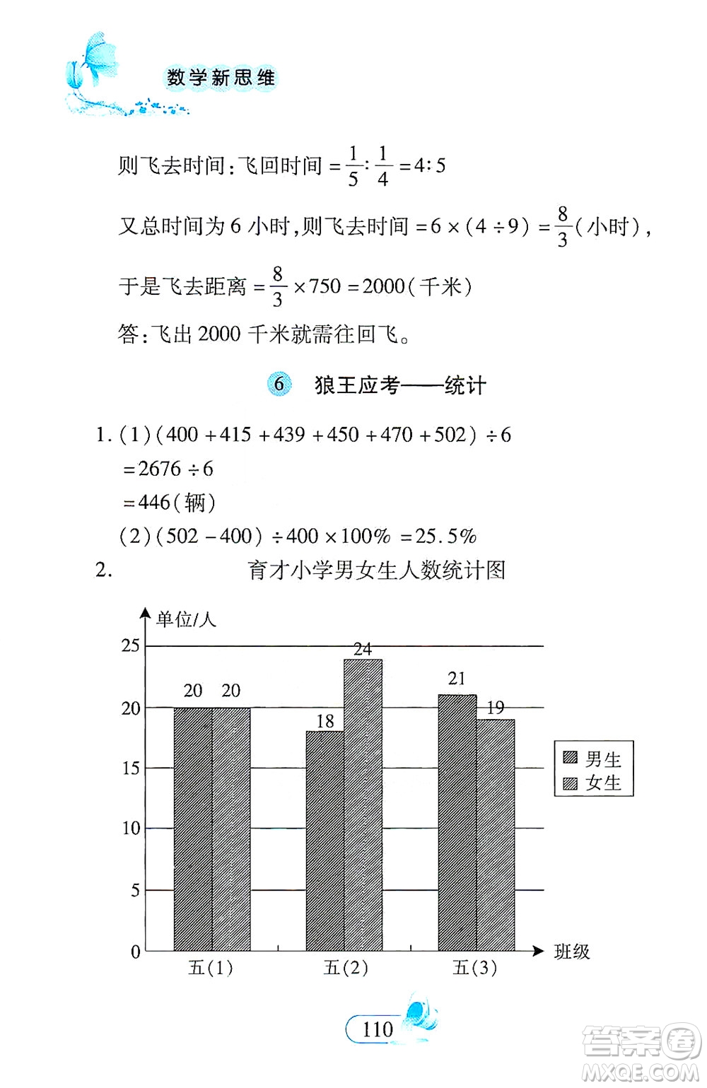 二十一世紀出版社2021數學新思維六年級下冊答案
