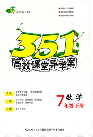 湖北科學(xué)技術(shù)出版社2021年351高效課堂導(dǎo)學(xué)案數(shù)學(xué)七年級下人教版答案