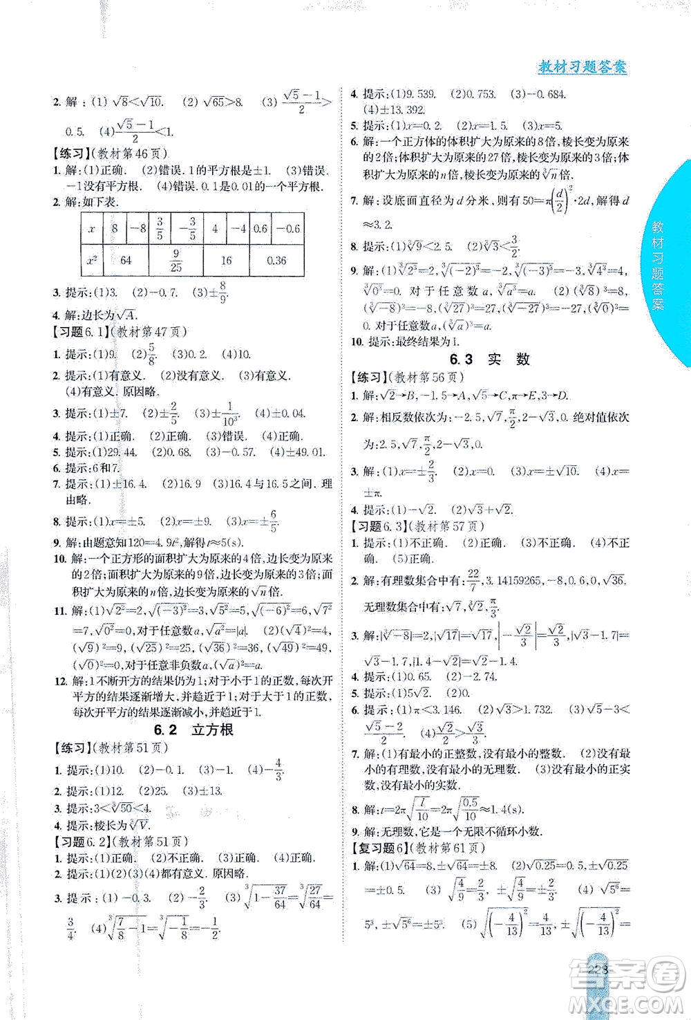 吉林人民出版社2021尖子生學(xué)案數(shù)學(xué)七年級下新課標(biāo)人教版答案