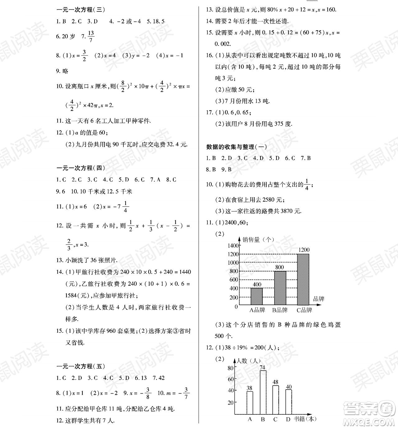 黑龍江少年兒童出版社2021暑假Happy假日六年級數(shù)學通用版答案
