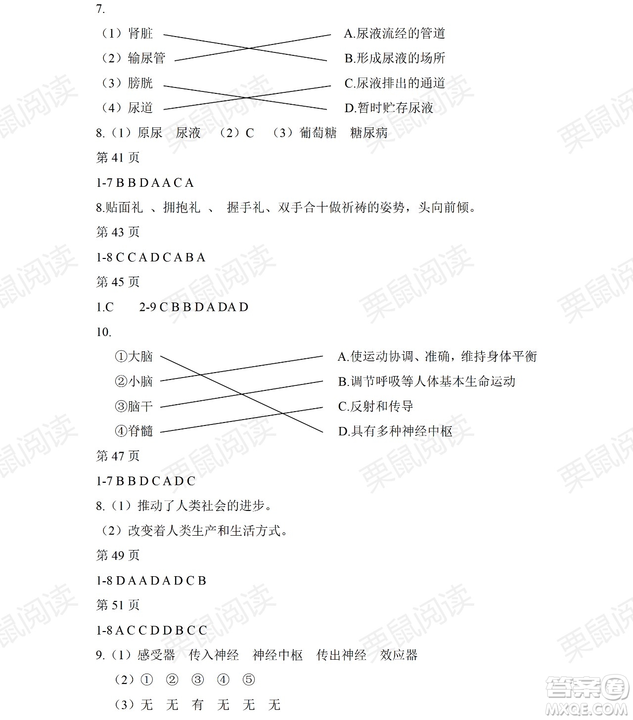 黑龍江少年兒童出版社2021暑假Happy假日五四學(xué)制六年級綜合答案