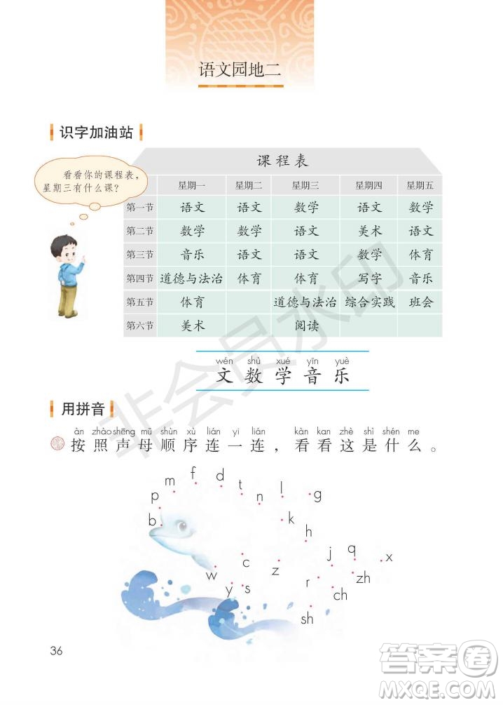 一年級(jí)上冊(cè)語(yǔ)文部編版電子課本