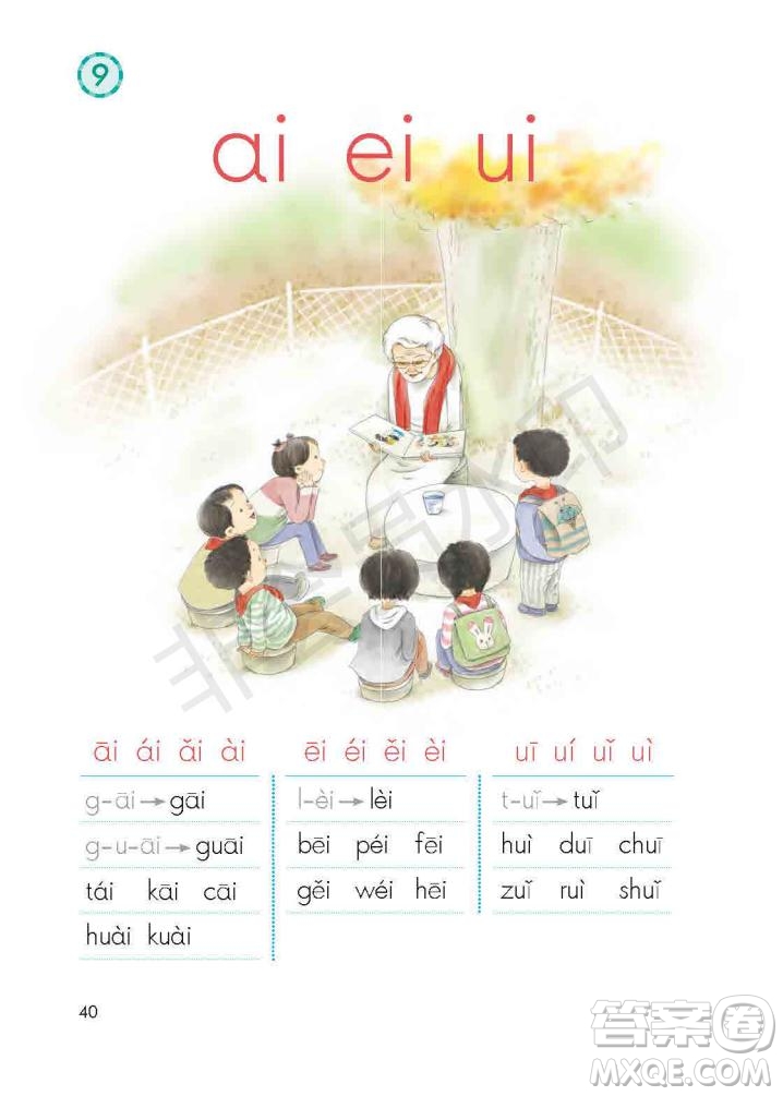 一年級(jí)上冊(cè)語(yǔ)文部編版電子課本