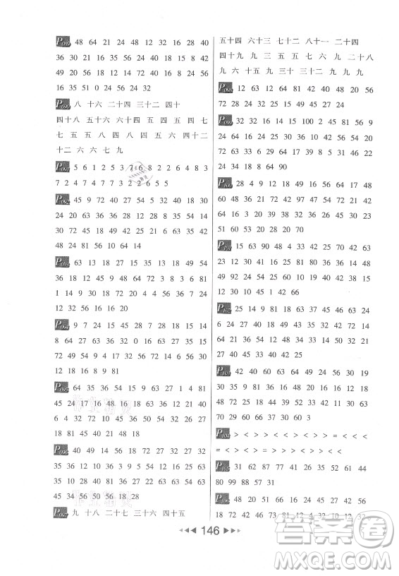 河北少年兒童出版社2021小學數(shù)學計算高手二年級上冊RJ人教版答案
