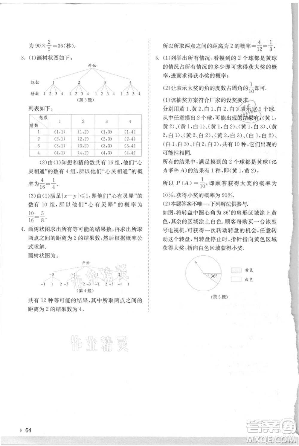 江蘇人民出版社2021實驗班提優(yōu)訓(xùn)練九年級上冊數(shù)學(xué)蘇科版江蘇專版參考答案