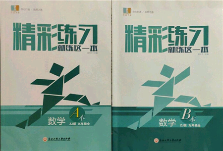 浙江工商大學(xué)出版社2021精彩練習(xí)就練這一本九年級數(shù)學(xué)浙教版參考答案