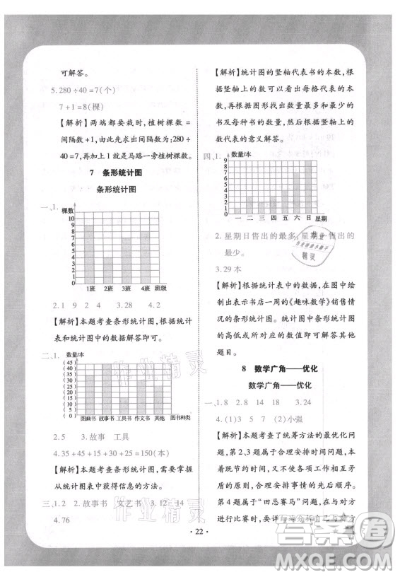 西安出版社2021黃岡隨堂練數(shù)學四年級上冊RJ人教版答案