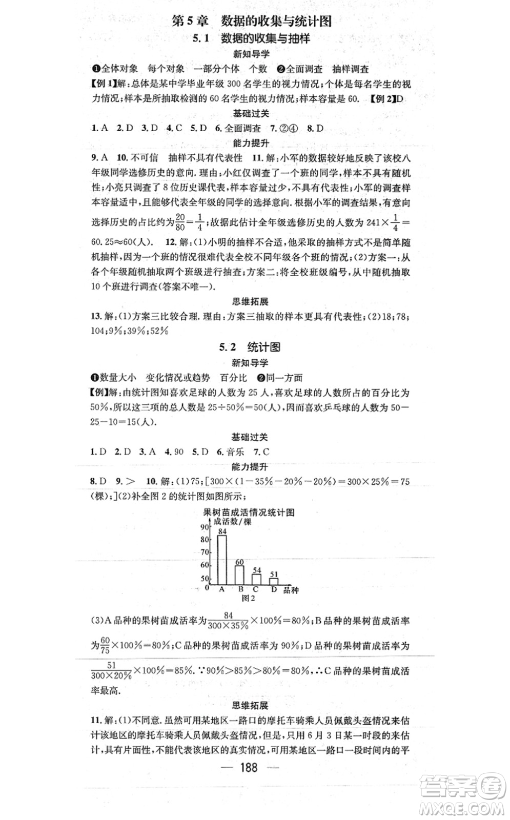 廣東經濟出版社2021名師測控七年級數(shù)學上冊湘教版答案