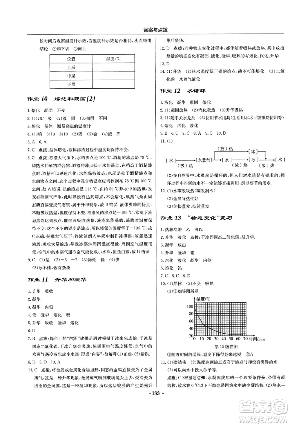 龍門(mén)書(shū)局2021啟東中學(xué)作業(yè)本八年級(jí)物理上冊(cè)JS江蘇版答案