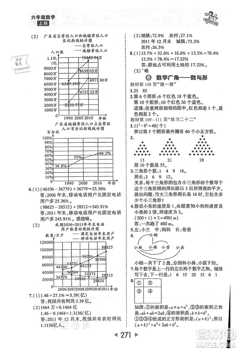 西安出版社2021狀元大課堂六年級(jí)數(shù)學(xué)上冊(cè)人教版答案