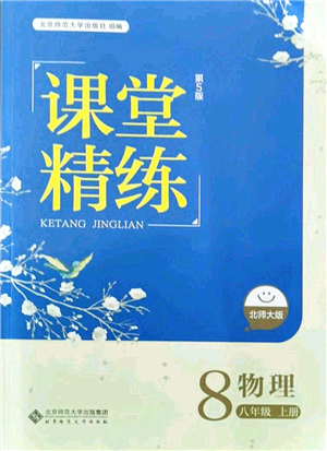北京師范大學(xué)出版社2021課堂精練八年級物理上冊北師大版答案
