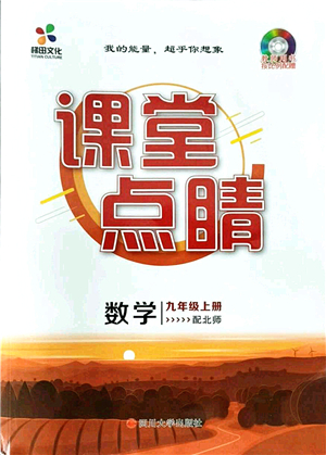 四川大學(xué)出版社2021課堂點(diǎn)睛九年級數(shù)學(xué)上冊北師版答案