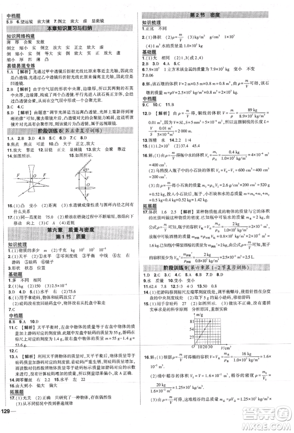 長(zhǎng)江出版社2021狀元成才路創(chuàng)優(yōu)作業(yè)八年級(jí)上冊(cè)物理人教版參考答案