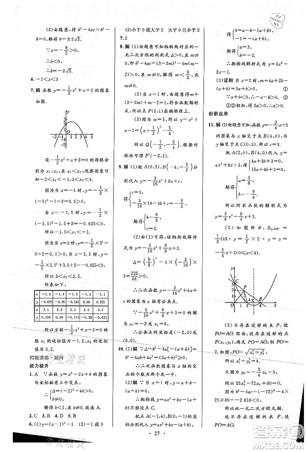 人民教育出版社2021初中同步測(cè)控優(yōu)化設(shè)計(jì)九年級(jí)數(shù)學(xué)上冊(cè)人教版答案