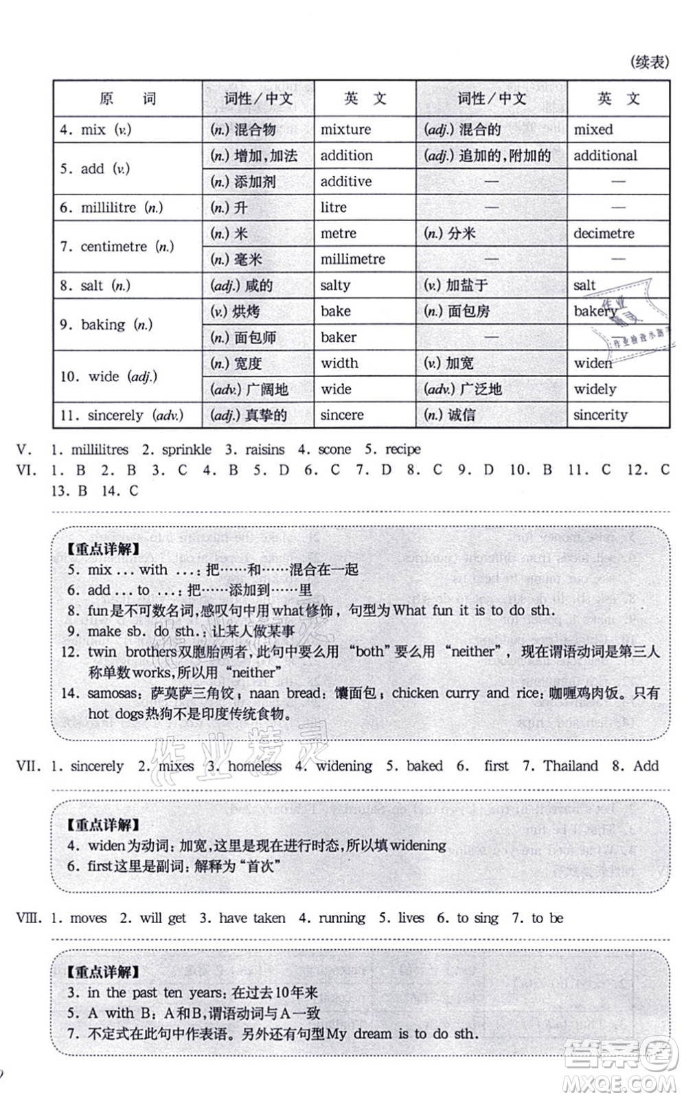 華東師范大學(xué)出版社2021一課一練七年級英語N版第一學(xué)期華東師大版增強版答案