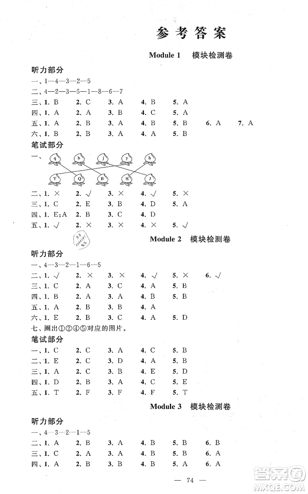 延邊大學(xué)出版社2021點(diǎn)石成金金牌每課通二年級(jí)英語(yǔ)上冊(cè)外研版大連專版答案