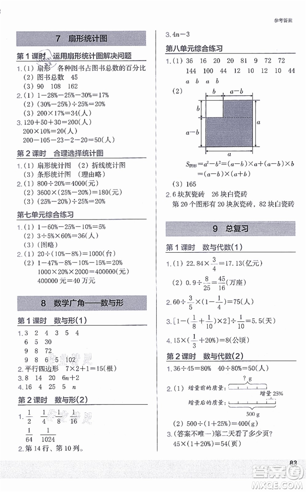 江蘇鳳凰美術(shù)出版社2021木頭馬解決問(wèn)題小狀元六年級(jí)數(shù)學(xué)上冊(cè)RJ人教版答案