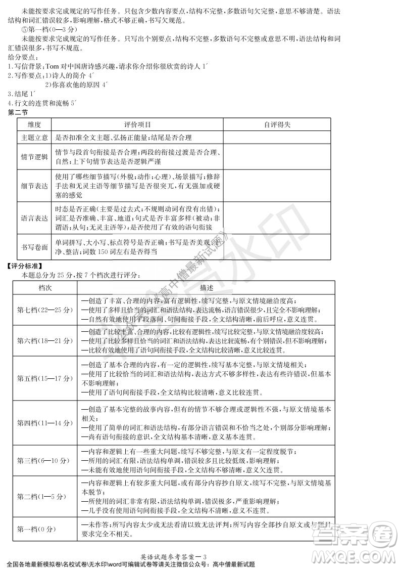 湖南名校聯(lián)考聯(lián)合體2021年秋季高二12月大聯(lián)考英語試題及答案