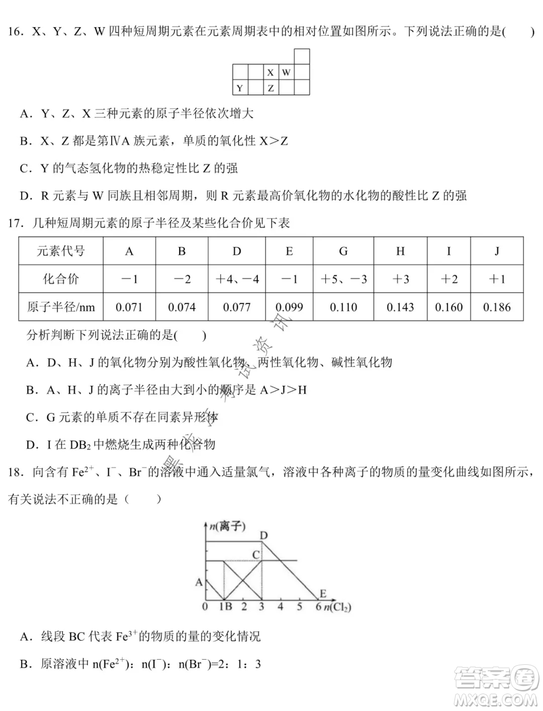 鐵人中學(xué)2021級高一學(xué)年上學(xué)期期末考試化學(xué)試題及答案