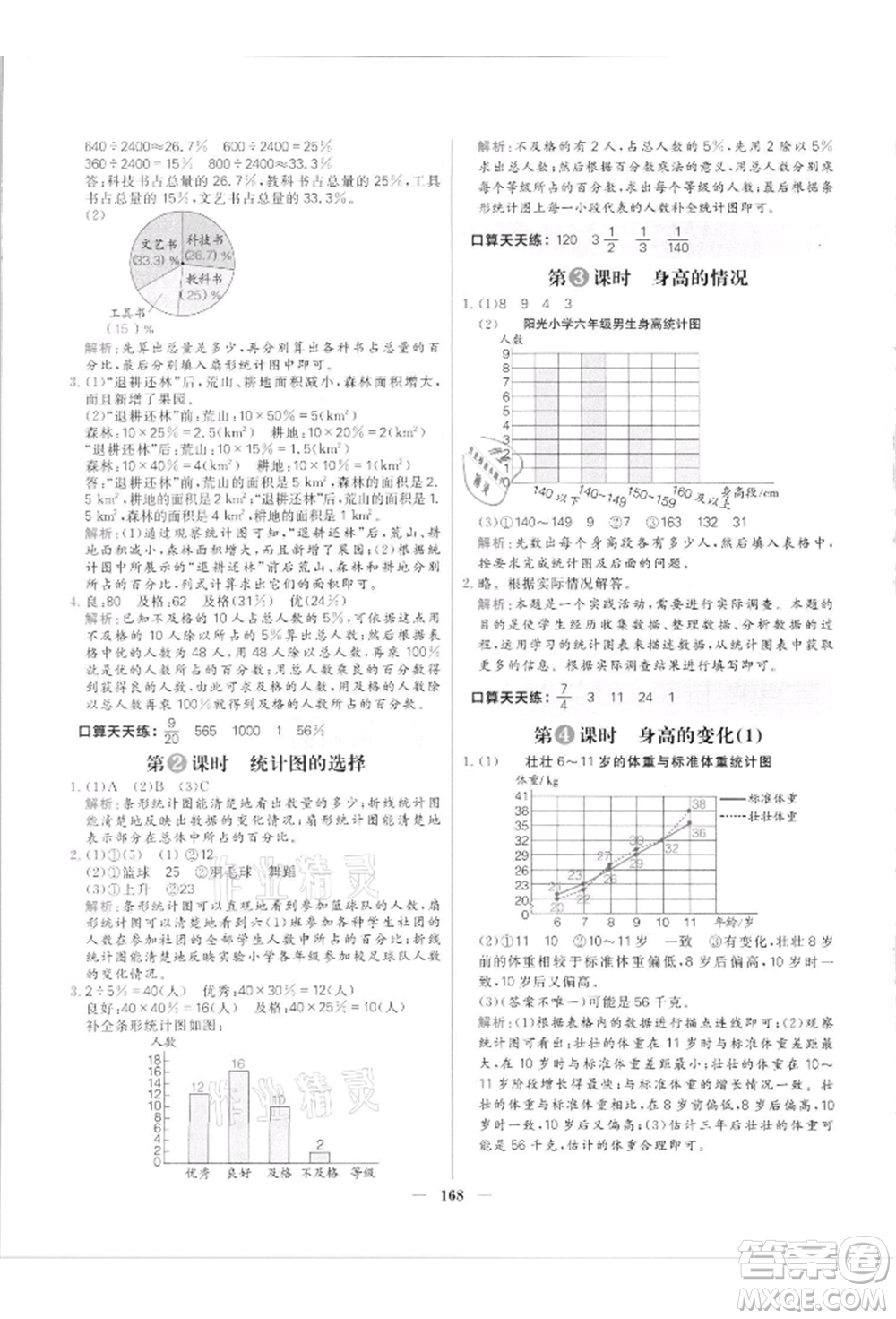 南方出版社2021核心素養(yǎng)天天練六年級數(shù)學(xué)上冊北師大版參考答案