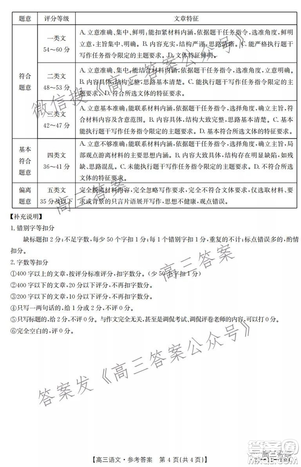 2021-2022年度河南省第五次高三聯(lián)考語(yǔ)文試題及答案