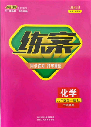 陜西人民教育出版社2021練案五四學(xué)制八年級化學(xué)魯教版參考答案
