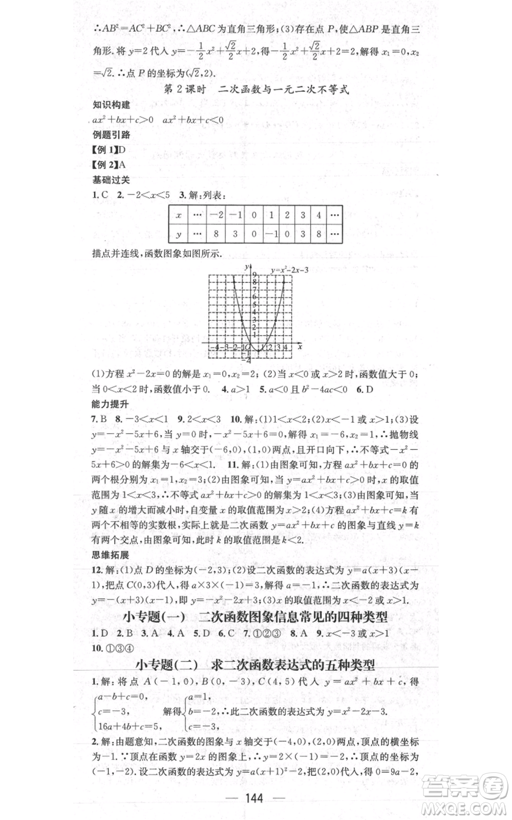 武漢出版社2021名師測(cè)控九年級(jí)數(shù)學(xué)上冊(cè)滬科版參考答案