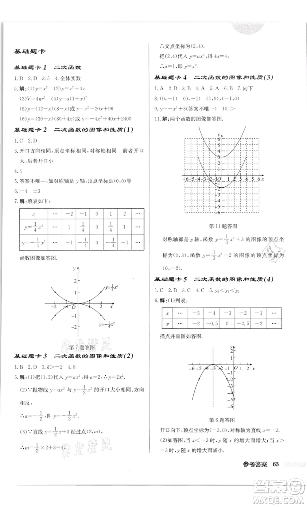龍門書(shū)局2022啟東中學(xué)作業(yè)本九年級(jí)數(shù)學(xué)下冊(cè)蘇科版徐州專版參考答案