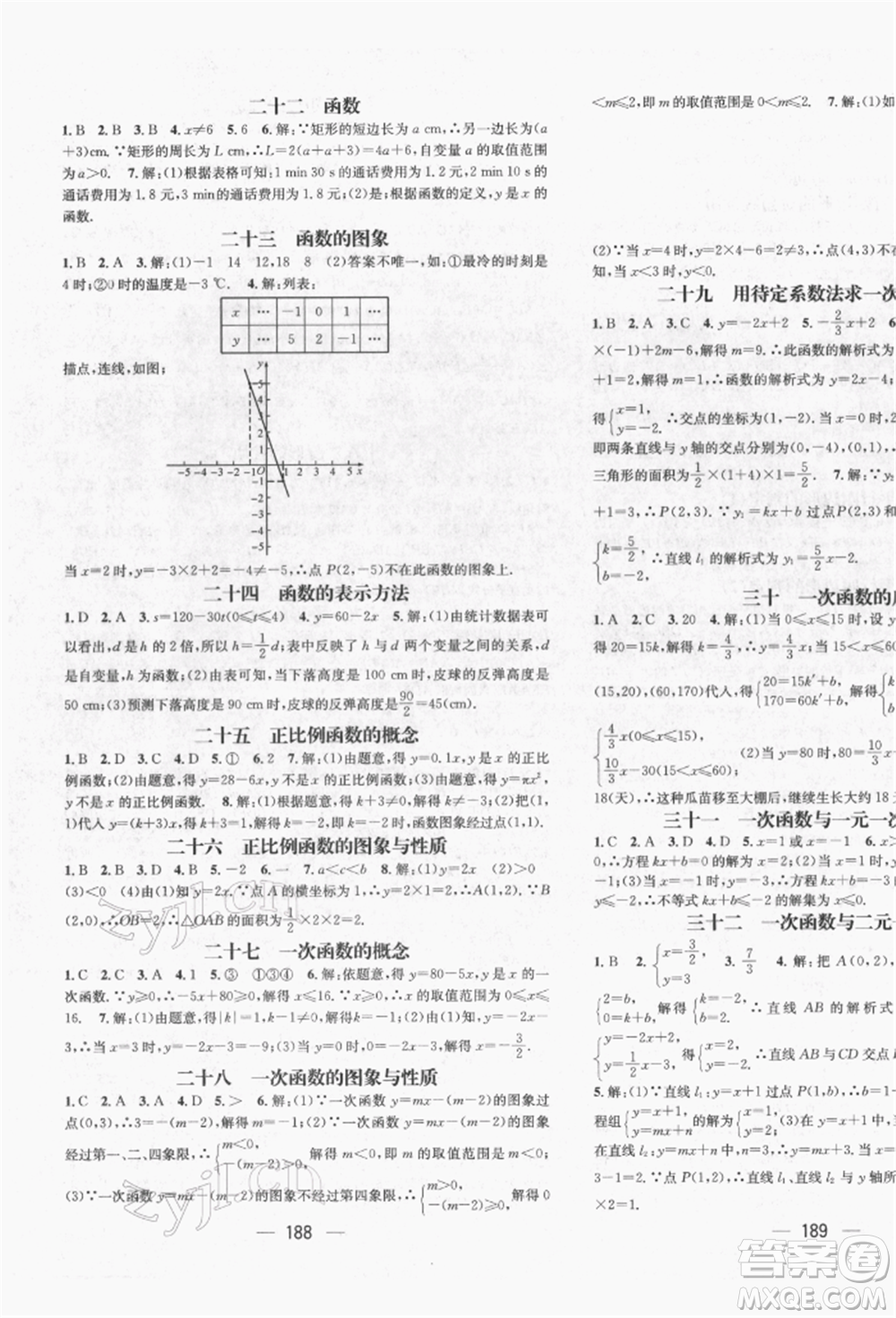 廣東經(jīng)濟出版社2022精英新課堂八年級數(shù)學下冊人教版遵義專版參考答案